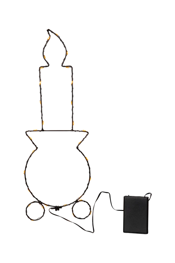 Innendørs dekor Candly 41cm – Svart – Belysning | m v:7784285 Innendørs dekor Candly 41cm – Svart – Belysning | m v:7784285